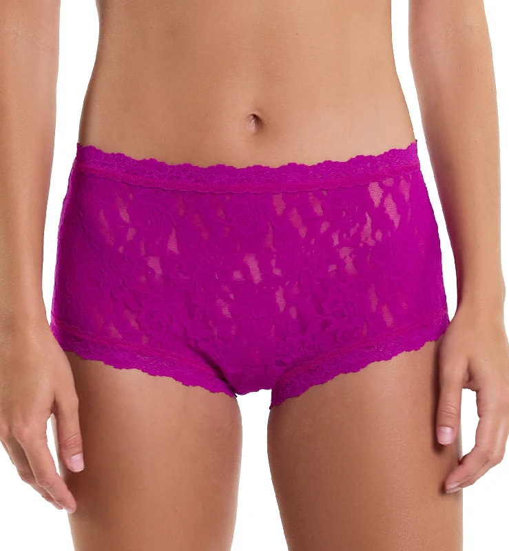 Hanky Panky Signature Lace High Rise Boyshort (481292) - Countess Pink